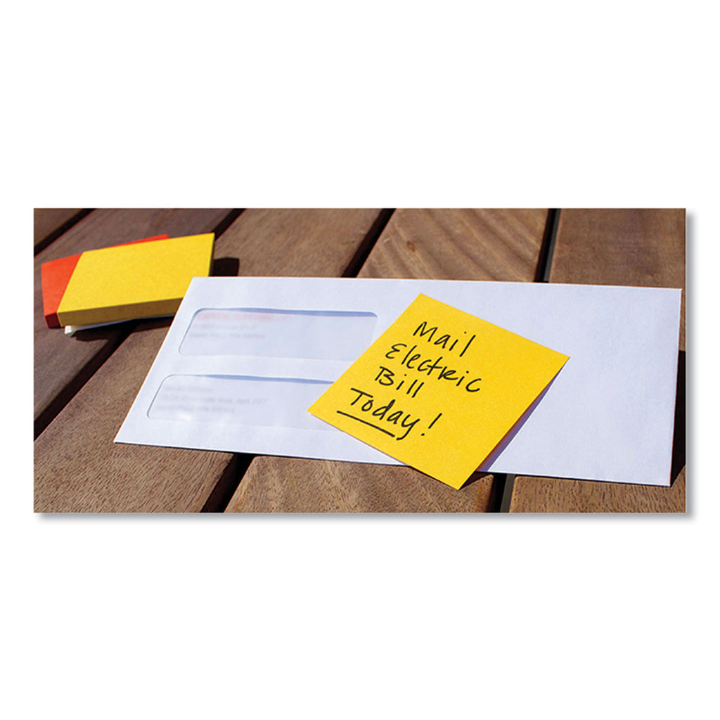 Post-it Super Sticky Dispenser Notes - Playful Primaries Color Collection - 3" x 3" - Square - Candy Apple Red, Blue Paradise, Sunnyside, Lucky Green - Paper - Pop-up, Recyclable - 18 / Pack
