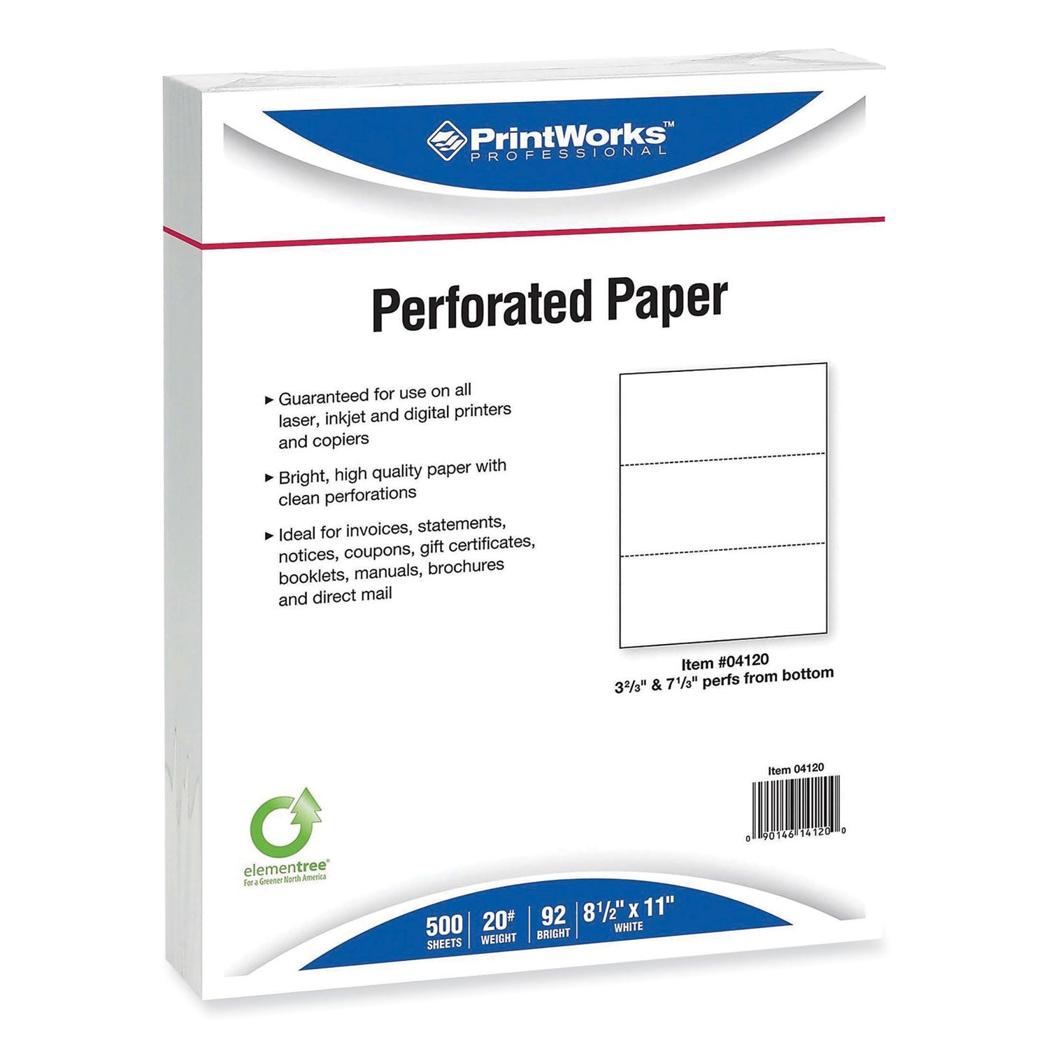 perforated-and-punched-paper-20-lb-bond-weight-85-x-11-white-500-ream-5-reams-carton_prb04120ct - 1
