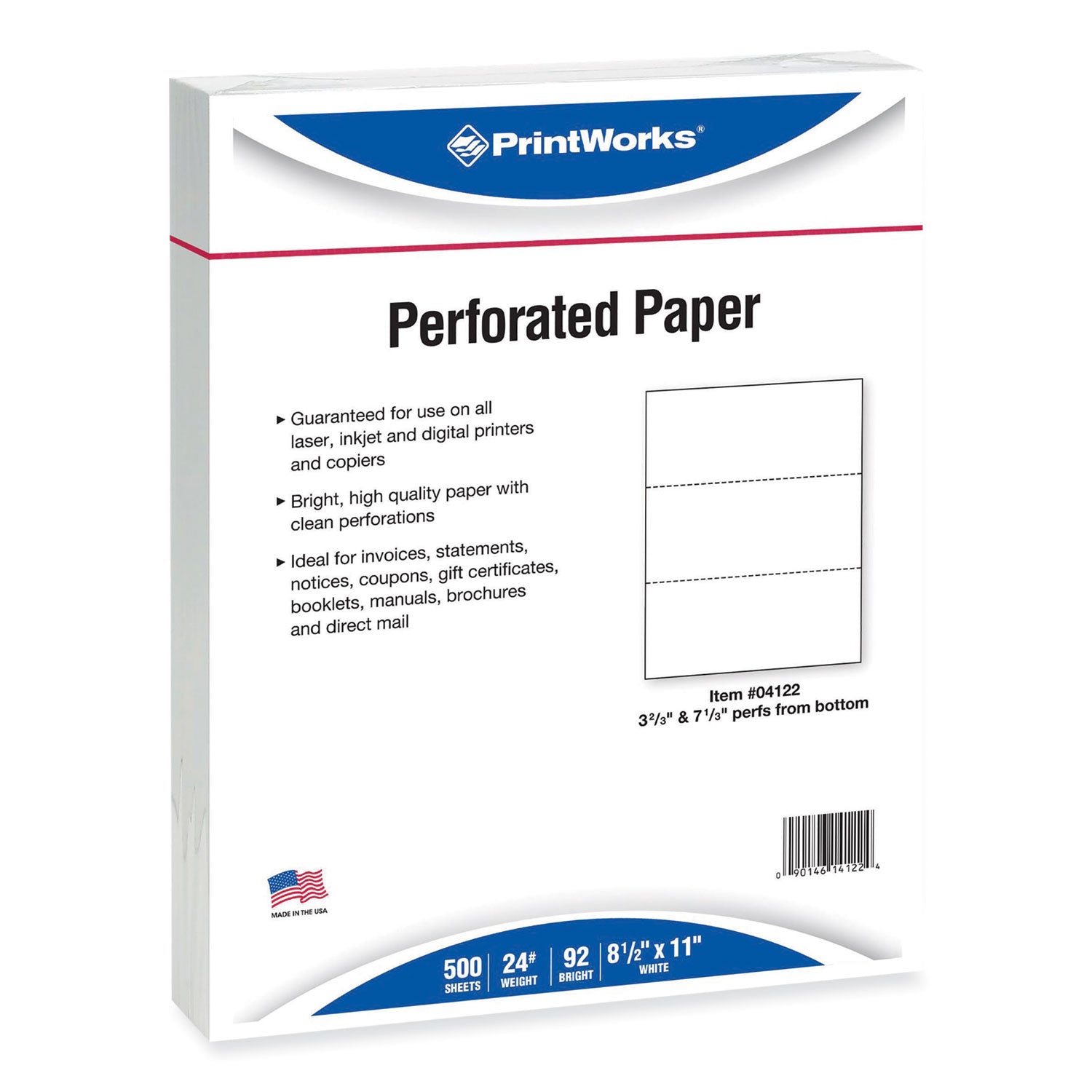perforated-and-punched-paper-92-bright-24-lb-bond-weight-85-x-11-white-500-ream-5-reams-carton_prb04122ct - 1