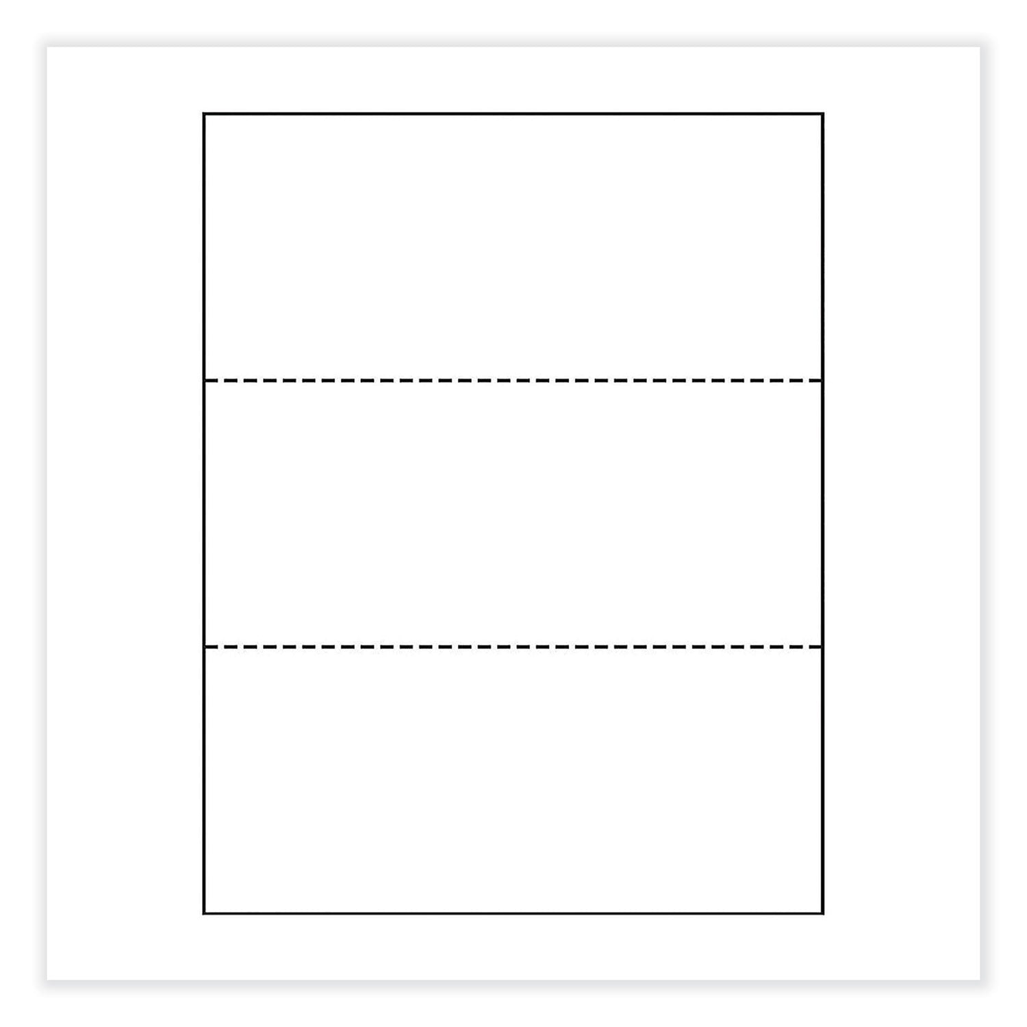 Perforated and Punched Paper, 92 Bright, 24 lb Bond Weight, 8.5 x 11, White, 500/Ream, 5 Reams/Carton
