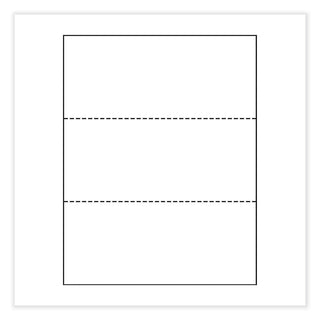 Perforated and Punched Paper, 92 Bright, 24 lb Bond Weight, 8.5 x 11, White, 500/Ream, 5 Reams/Carton