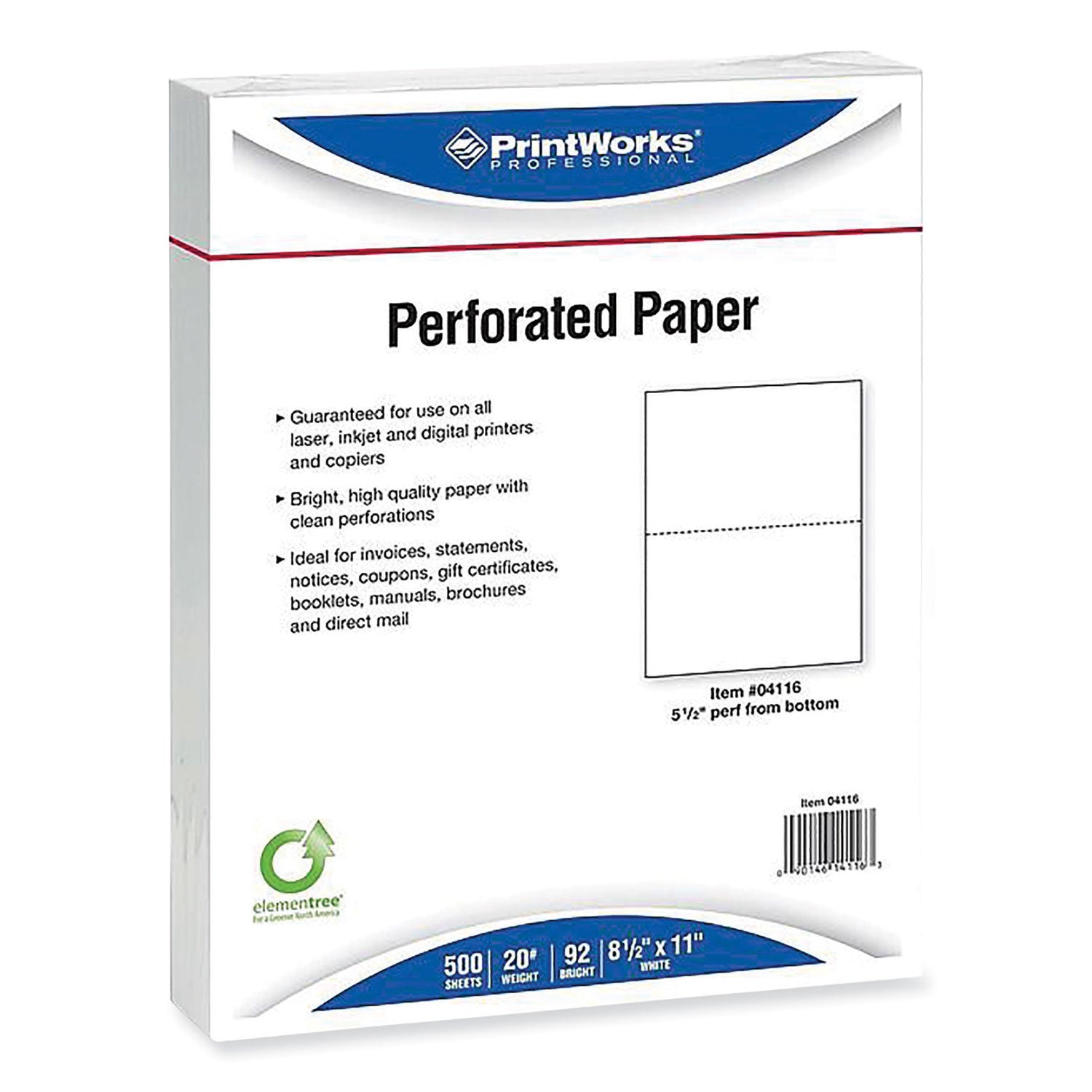 perforated-and-punched-paper-20-lb-bond-weight-85-x-11-white-500-ream-5-reams-carton_prb04166ct - 1