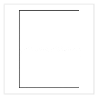 Perforated and Punched Paper, 20 lb Bond Weight, 8.5 x 11, White, 500/Ream, 5 Reams/Carton