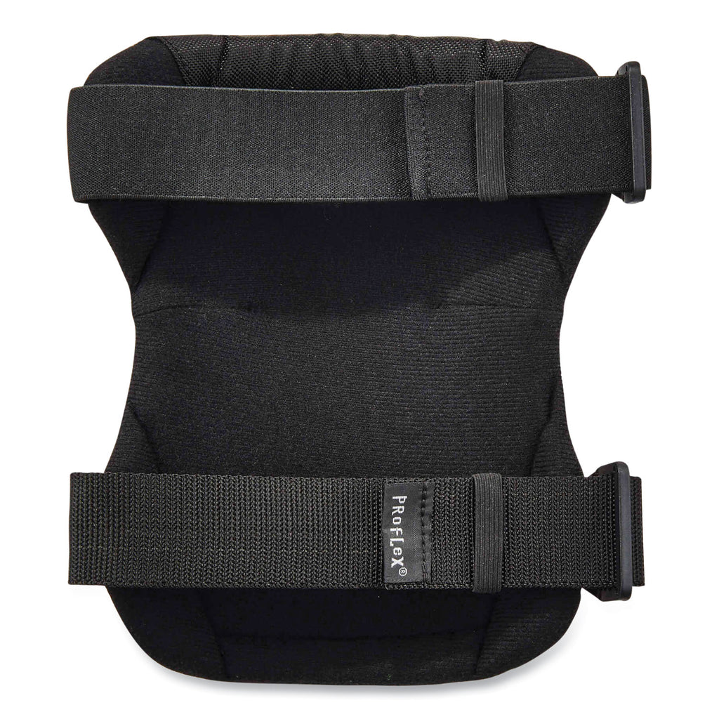 ProFlex 315 Abrasion-Resistant Knee Pads, Long Textured White Hard Cap, Buckle Closure, Pair, Ships in 1-3 Business Days