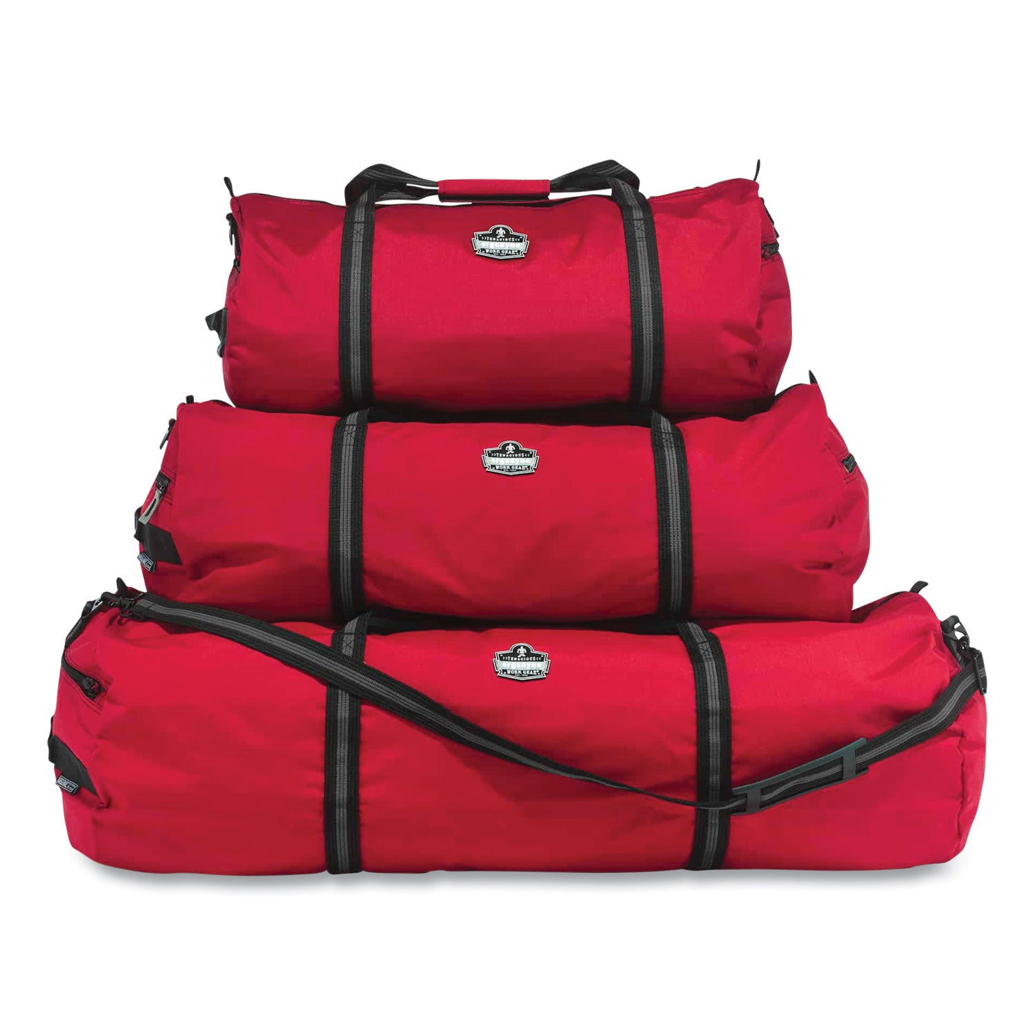 Arsenal 5020 Gear Duffel Bag, Nylon, Medium, 13 x 28.5 x 13, Red, Ships in 1-3 Business Days