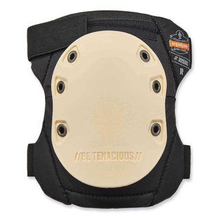 ProFlex 325HL Non-Marring Rubber Cap Knee Pads, Hook and Loop Closure, One Size, Tan Cap, Pair, Ships in 1-3 Business Days