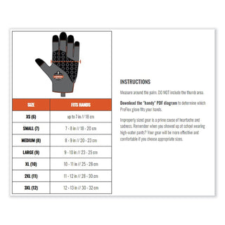 ProFlex 860 Heavy Lifting Utility Gloves, Black, Small, Pair, Ships in 1-3 Business Days