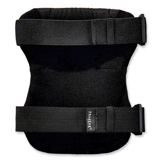 ProFlex 335 Slip-Resistant Rubber Cap Knee Pads, Buckle Closure, One Size, Black Cap, Pair, Ships in 1-3 Business Days