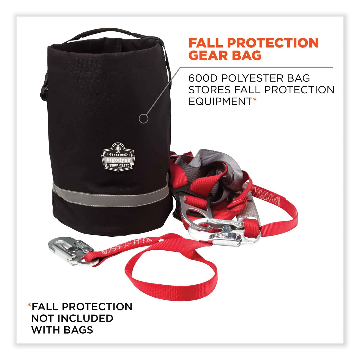 arsenal-5130-fall-protection-bag-10-x-10-x-15-black-ships-in-1-3-business-days_ego13130 - 2