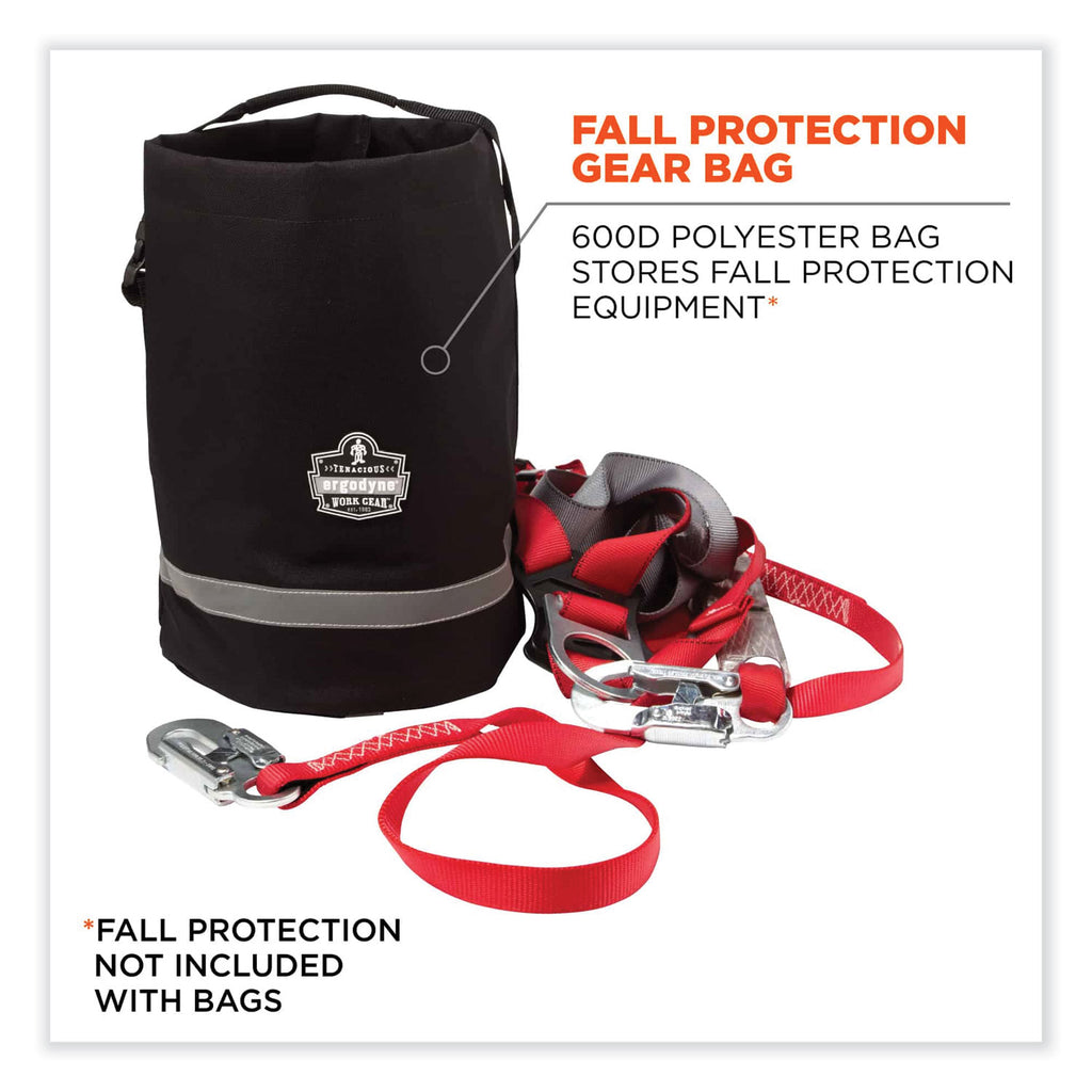 Arsenal 5130 Fall Protection Bag , 10 x 10 x 15, Black, Ships in 1-3 Business Days