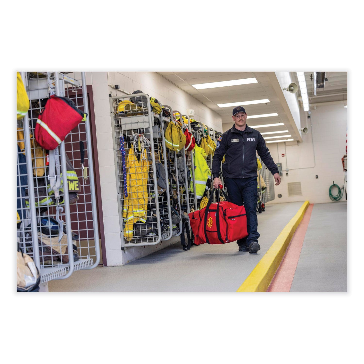 Arsenal 5005 Fire + Rescue Gear Bag, Nylon, 30 x 15 x 15, Red, Ships in 1-3 Business Days