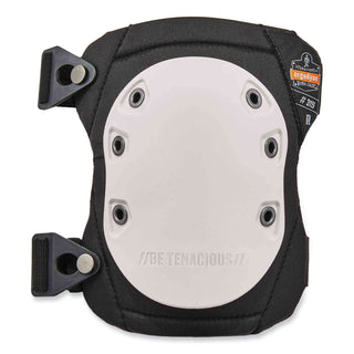 ProFlex 315 Abrasion-Resistant Knee Pads, Long Textured White Hard Cap, Buckle Closure, Pair, Ships in 1-3 Business Days