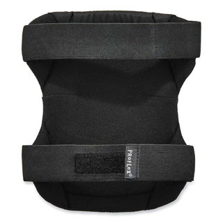 ProFlex 335HL Slip-Resistant Black Rubber Cap Knee Pads, Hook and Loop Closure, Pair, Ships in 1-3 Business Days