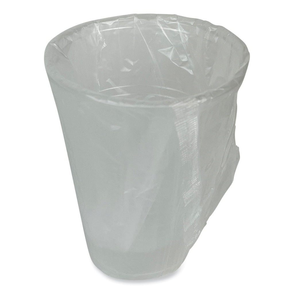 Translucent Plastic Cold Cups, Individually Wrapped, 9 oz, Polypropylene, 1,000/Carton