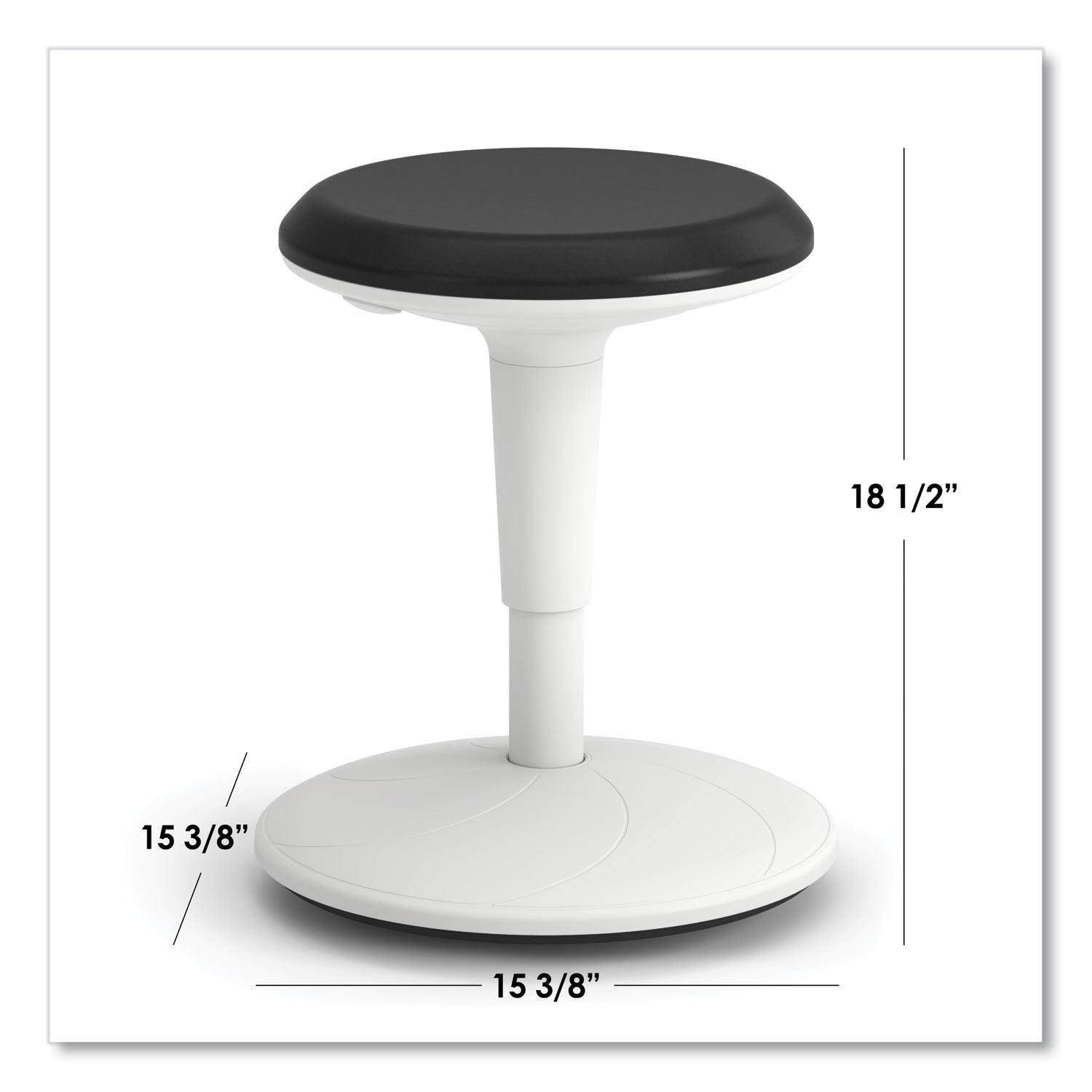 revel-adjustable-ht-fidget-stool-backlessup-to-250lb-1375-to-185-seat-htblack-seat-white-base-ships-in-7-10-bus-days_honhefs01bl - 2