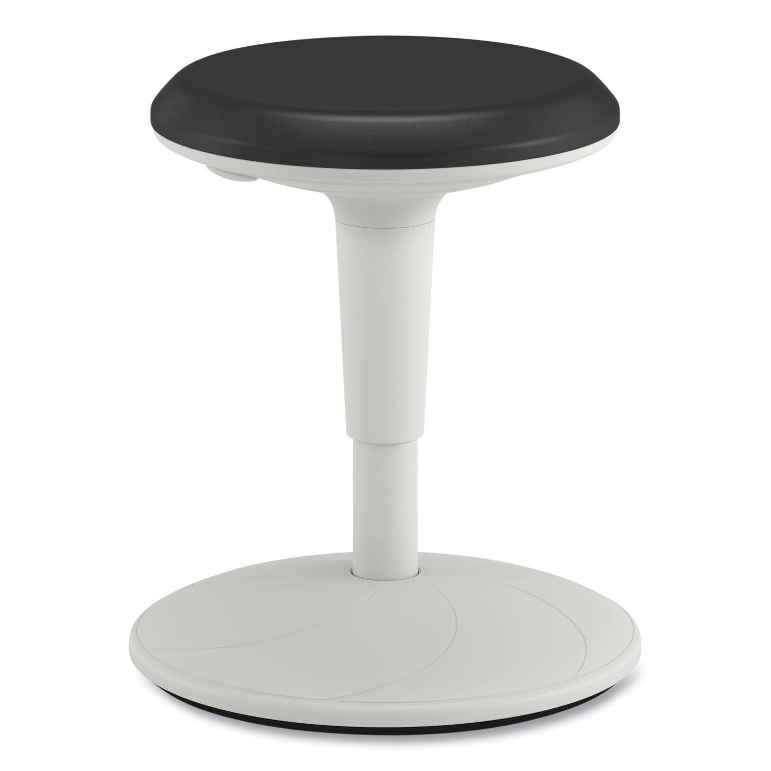 revel-adjustable-ht-fidget-stool-backlessup-to-250lb-1375-to-185-seat-htblack-seat-white-base-ships-in-7-10-bus-days_honhefs01bl - 1