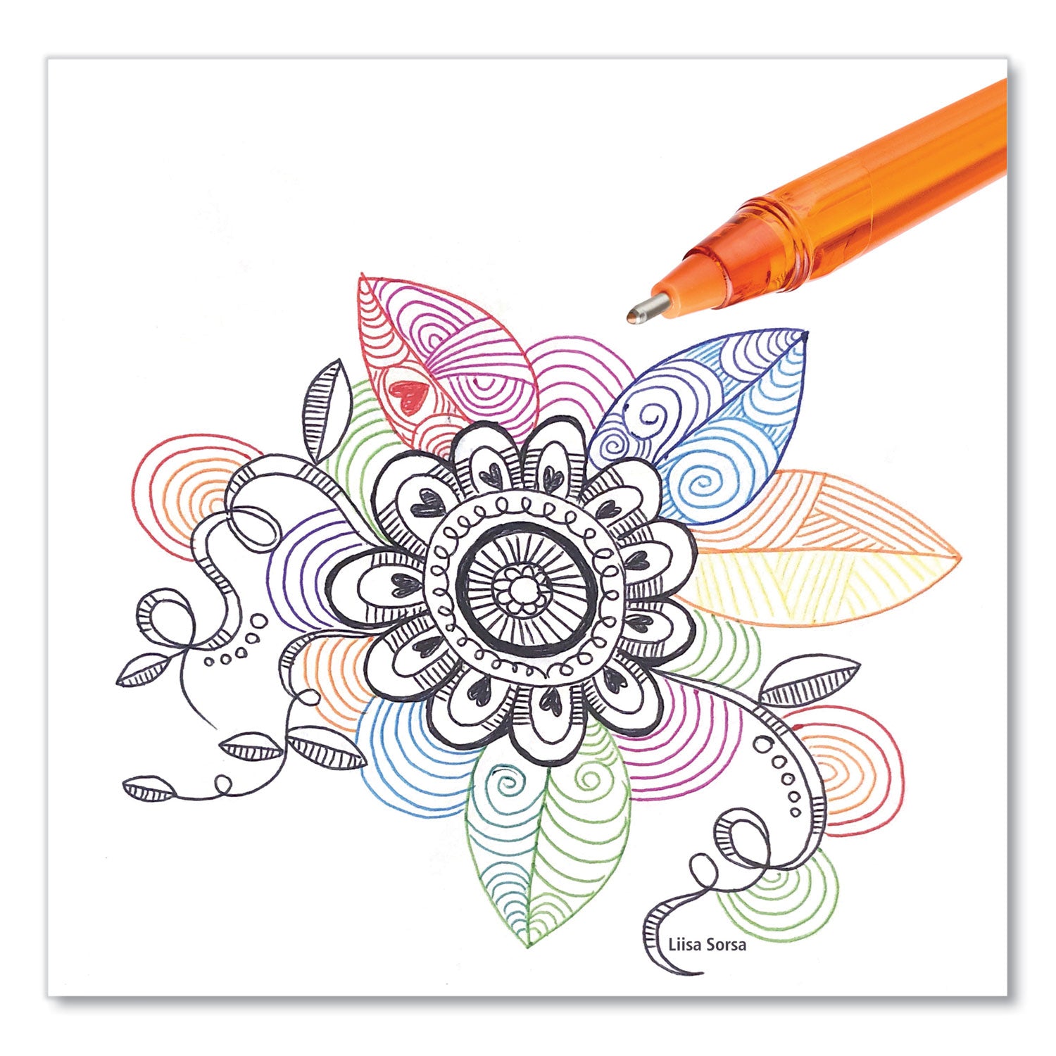triplus-ballpoint-pen-stick-medium-1-mm-assorted-ink-and-barrel-colors-10-pack_std4320mtb10 - 4