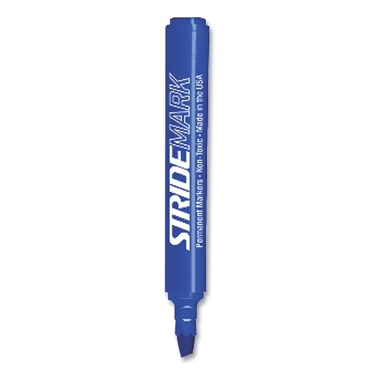 stridemark-tank-permanent-marker-broad-chisel-tip-blue-12-pack_stw22002 - 1