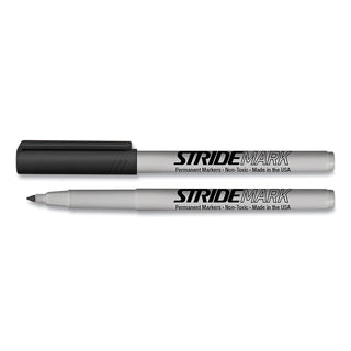 stridemark-permanent-marker-fine-bullet-tip-black-12-box_stw27001 - 3
