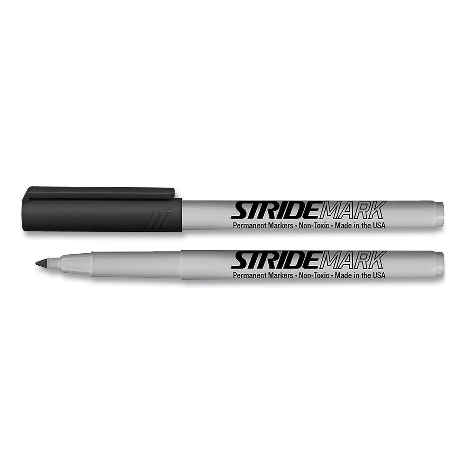 stridemark-permanent-marker-fine-bullet-tip-black-12-box_stw27001 - 3