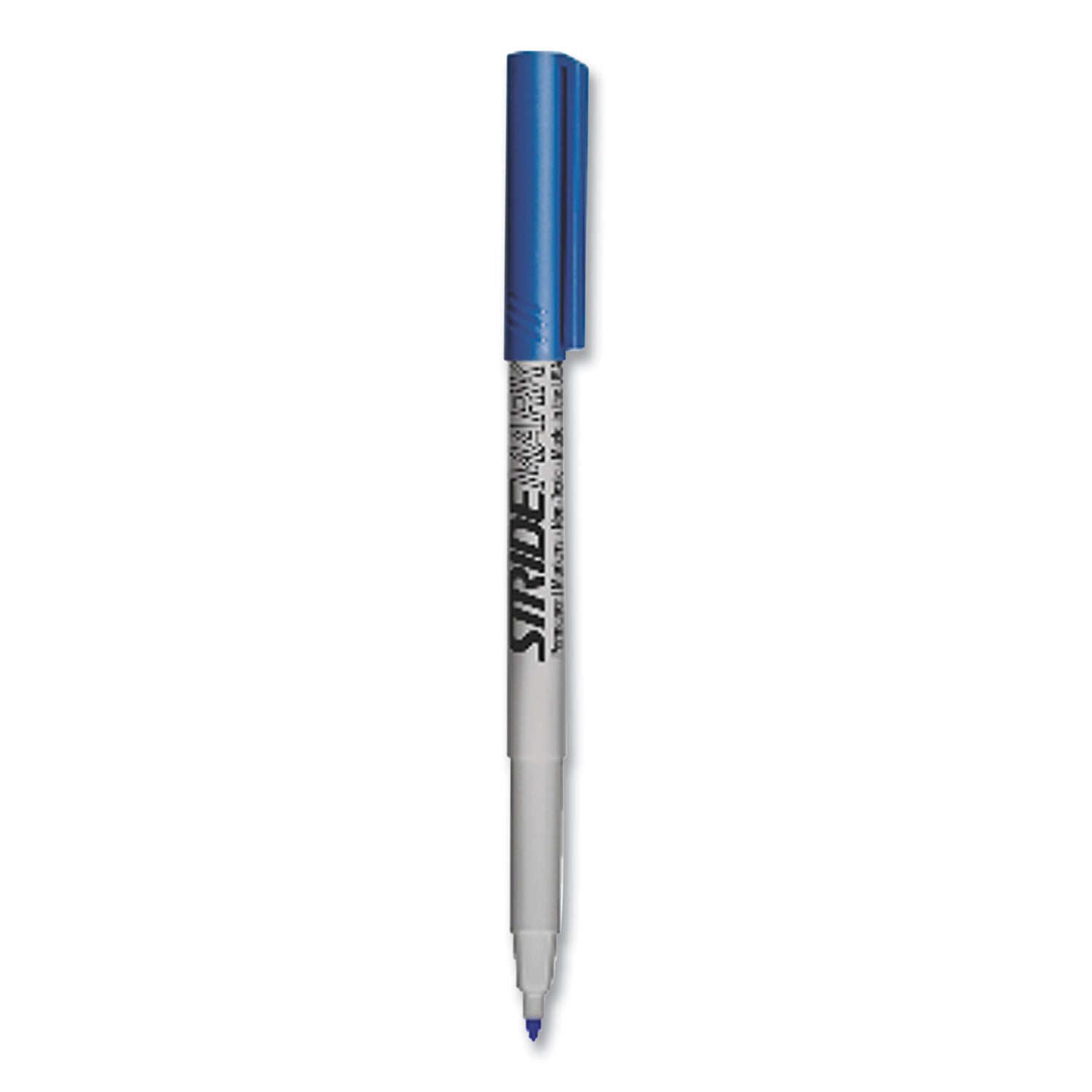 stridemark-permanent-marker-fine-bullet-tip-blue-12-pack_stw27002 - 1