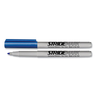 stridemark-permanent-marker-fine-bullet-tip-blue-12-pack_stw27002 - 3