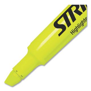 stridebrite-tank-highlighter-fluorescent-yellow-ink-chisel-tip-yellow-barrel-12-box_stw42005 - 4