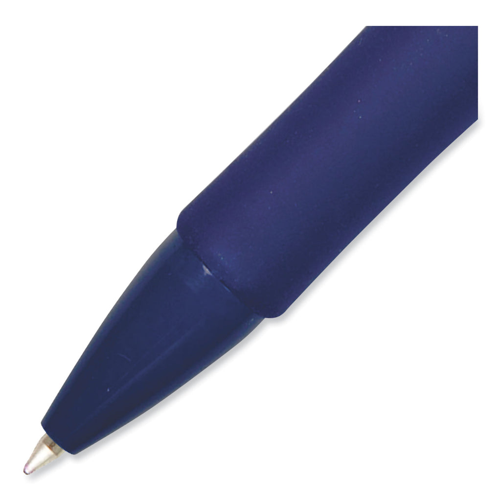 StrideRio Gel Pen, Retractable, Medium 0.7 mm, Blue Ink, Translucent Blue Barrel, 12/Box