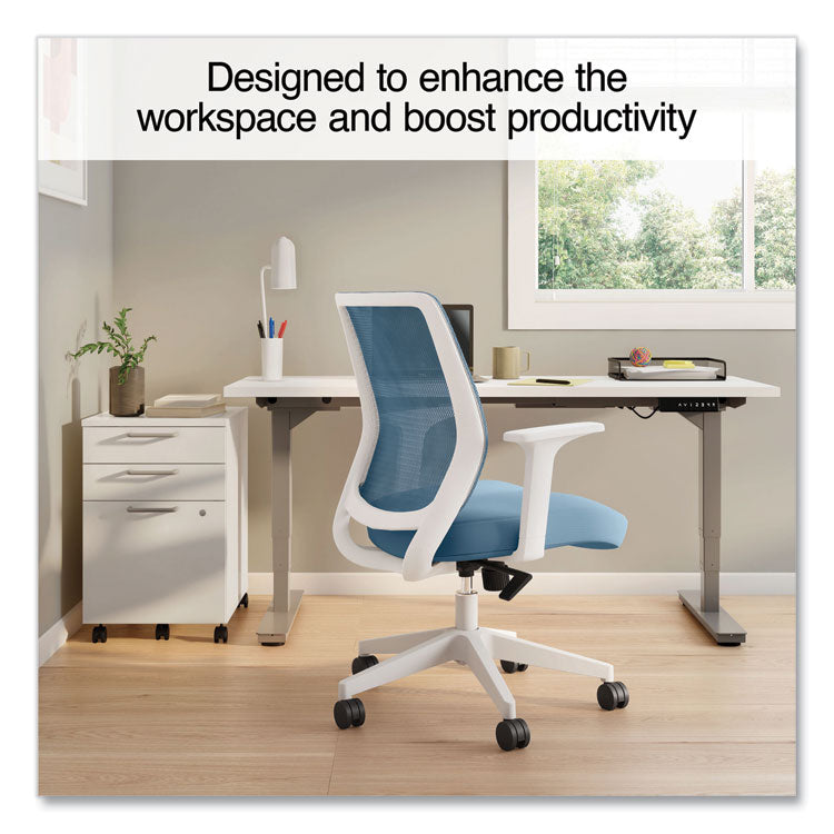 essentials-mesh-back-fabric-task-chair-with-arms-supports-up-to-275-lb-seafoam-fabric-seat-mesh-back-white-base_uos60409 - 5