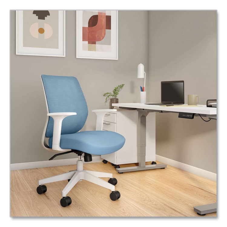 essentials-mesh-back-fabric-task-chair-with-arms-supports-up-to-275-lb-seafoam-fabric-seat-mesh-back-white-base_uos60409 - 8