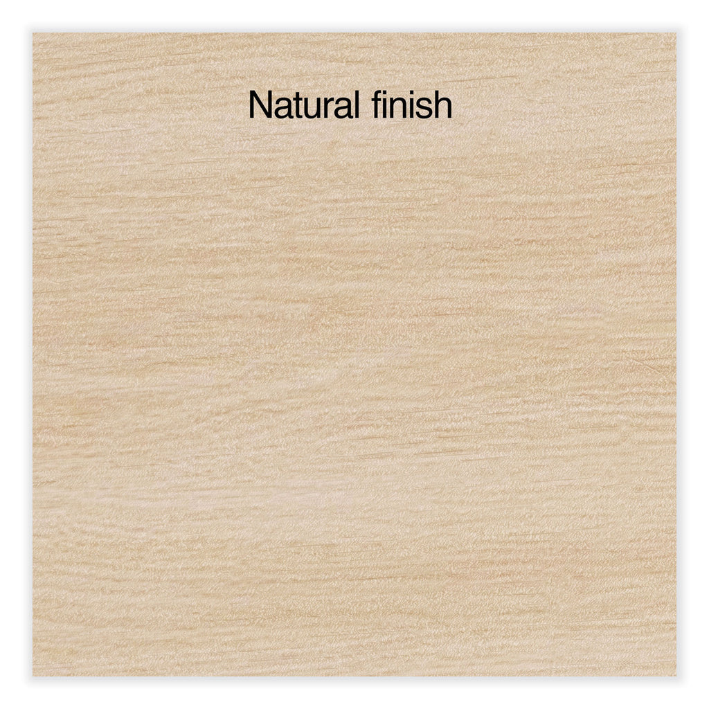 Essentials Single-Pedestal L-Shaped Desk with Integrated Power Management, 59.8" x 59.8 x 29.7", Natural Wood/Black