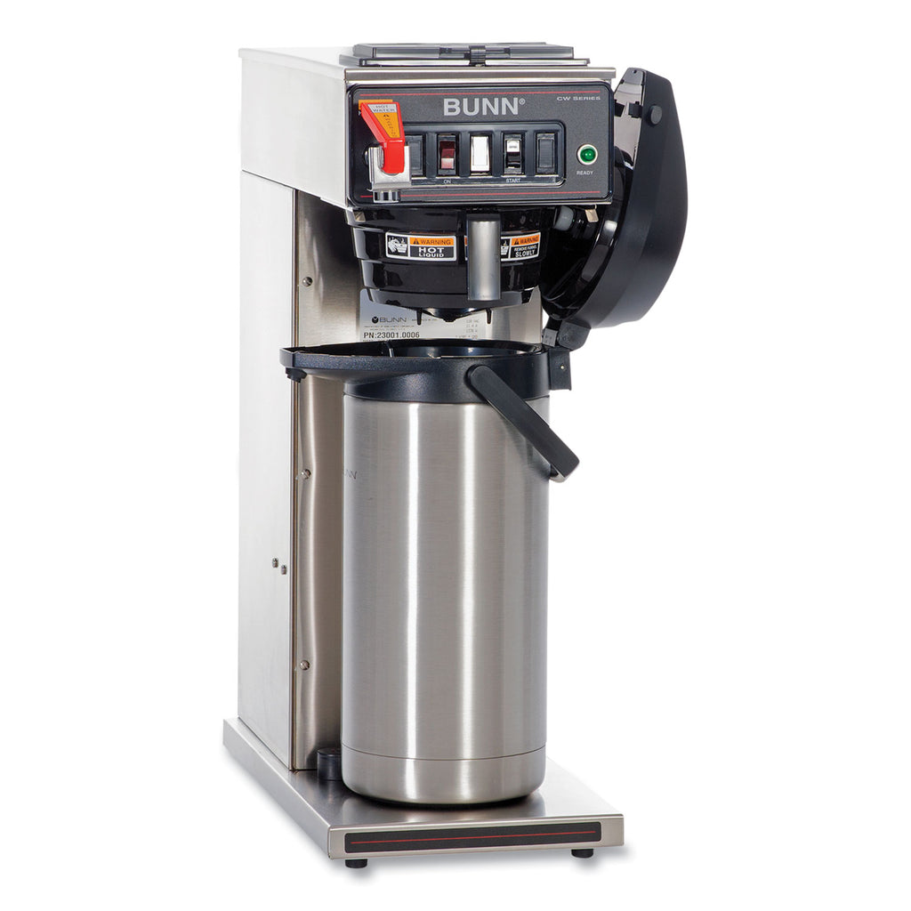 CWTF15-APS Automatic Airpot Coffee Brewer, Gray/Stainless Steel, Ships in 7-10 Business Days - 
