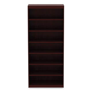 alera-valencia-series-square-corner-bookcase-seven-shelf-3563w-x-1181d-x-8386h-mahogany_aleva78436my - 3