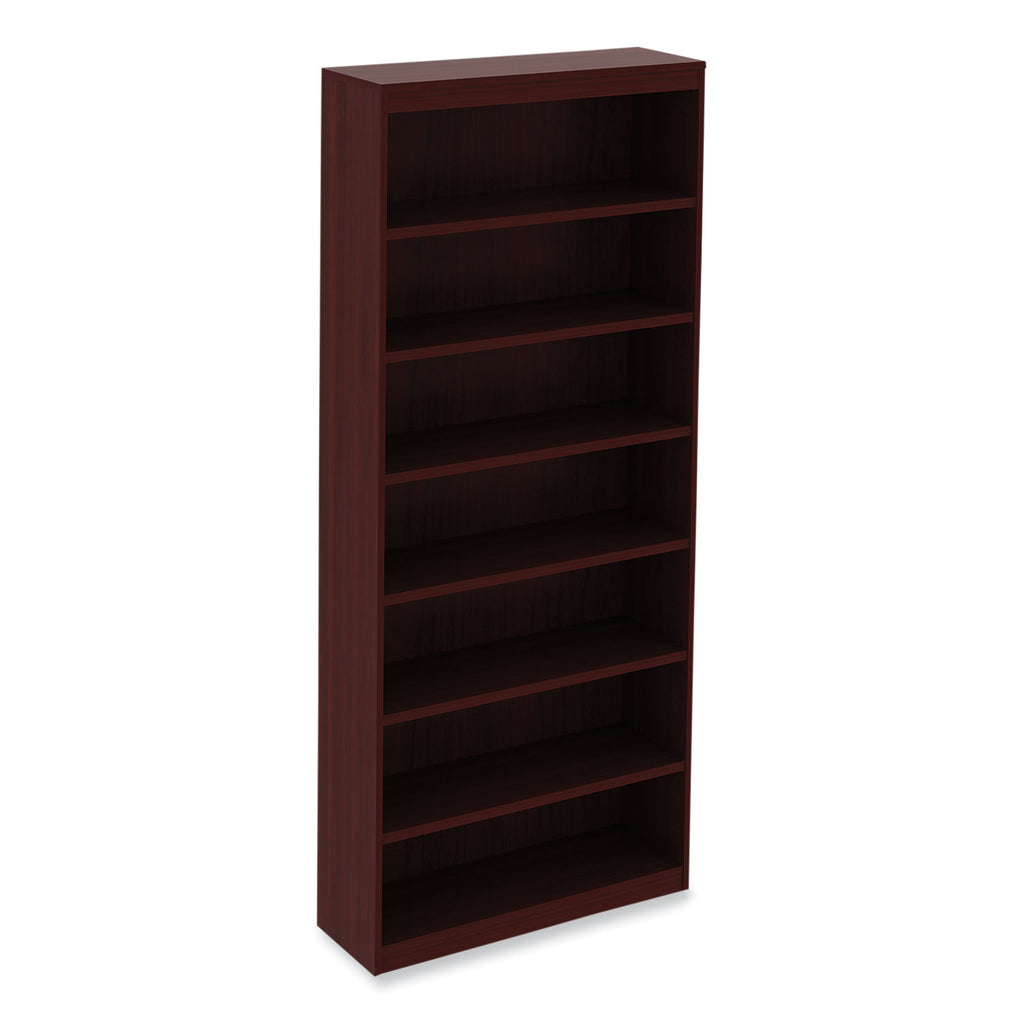 alera-valencia-series-square-corner-bookcase-seven-shelf-3563w-x-1181d-x-8386h-mahogany_aleva78436my - 4