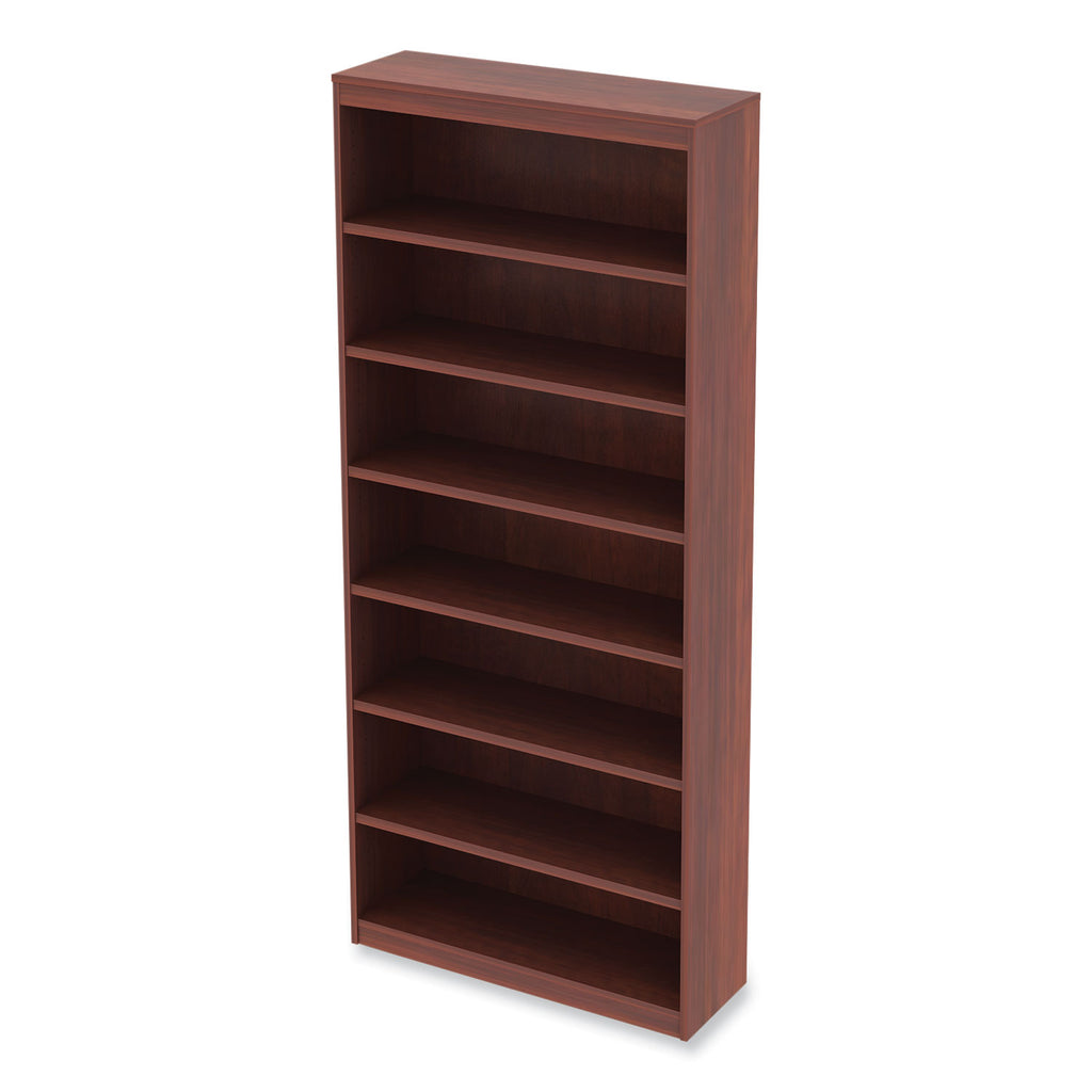 alera-valencia-series-square-corner-bookcase-seven-shelf-3563w-x-1181d-x-8386h-cherry_aleva78436mc - 4