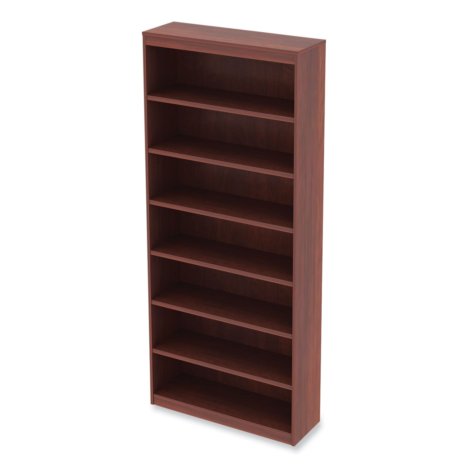 alera-valencia-series-square-corner-bookcase-seven-shelf-3563w-x-1181d-x-8386h-cherry_aleva78436mc - 4