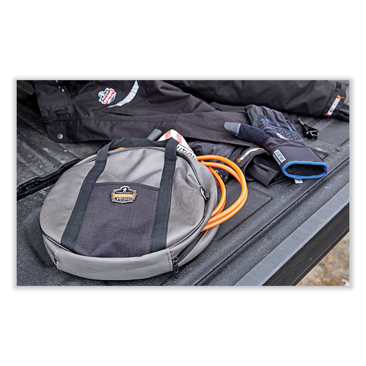Arsenal 5888 Cable Organizer, 2 Compartments, Gray, 13.5 x 13.5 x 3.5, Gray, Ships in 1-3 Business Days