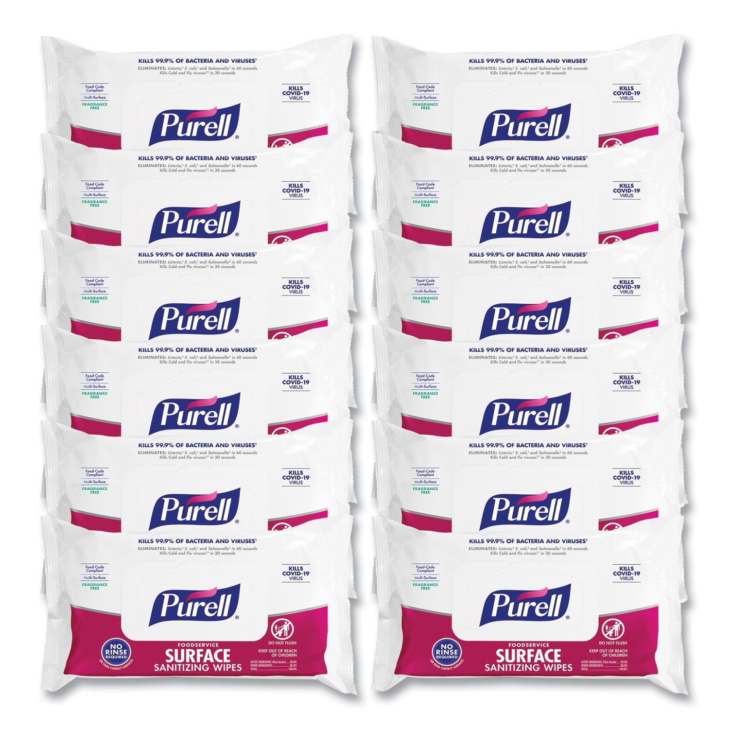 foodservice-surface-sanitizing-wipes-1-ply-74-x-9-fragrance-free-white-72-pouch-12-pouches-carton_goj937112ct - 3