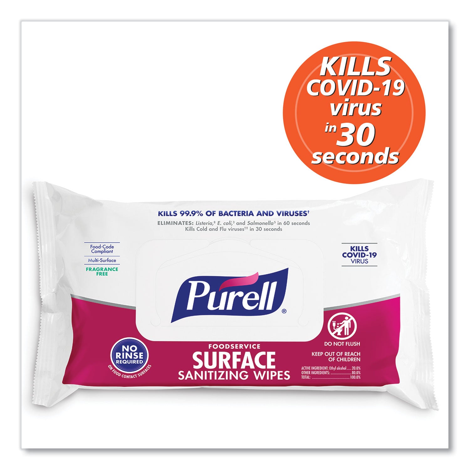 foodservice-surface-sanitizing-wipes-1-ply-74-x-9-fragrance-free-white-72-pouch-12-pouches-carton_goj937112ct - 4