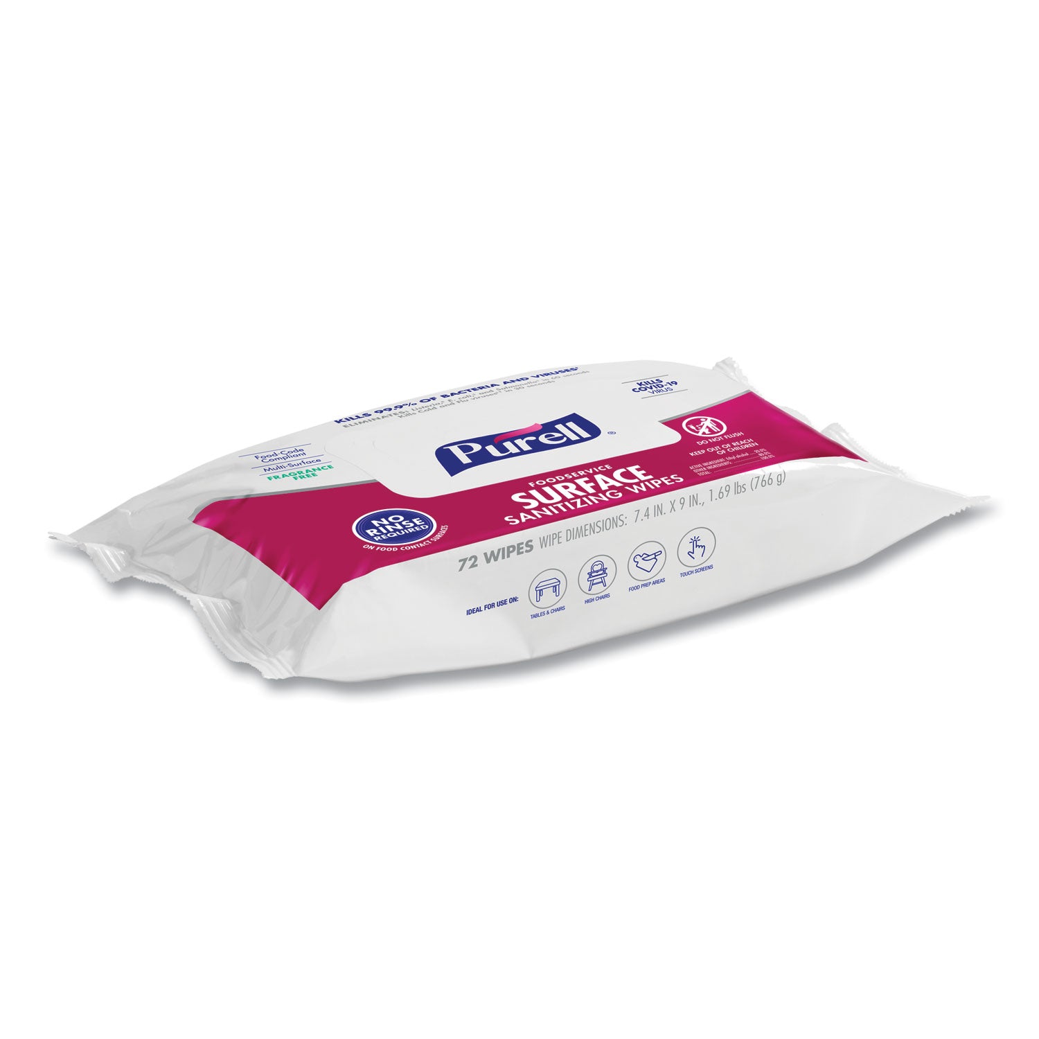 foodservice-surface-sanitizing-wipes-1-ply-74-x-9-fragrance-free-white-72-pouch-12-pouches-carton_goj937112ct - 5