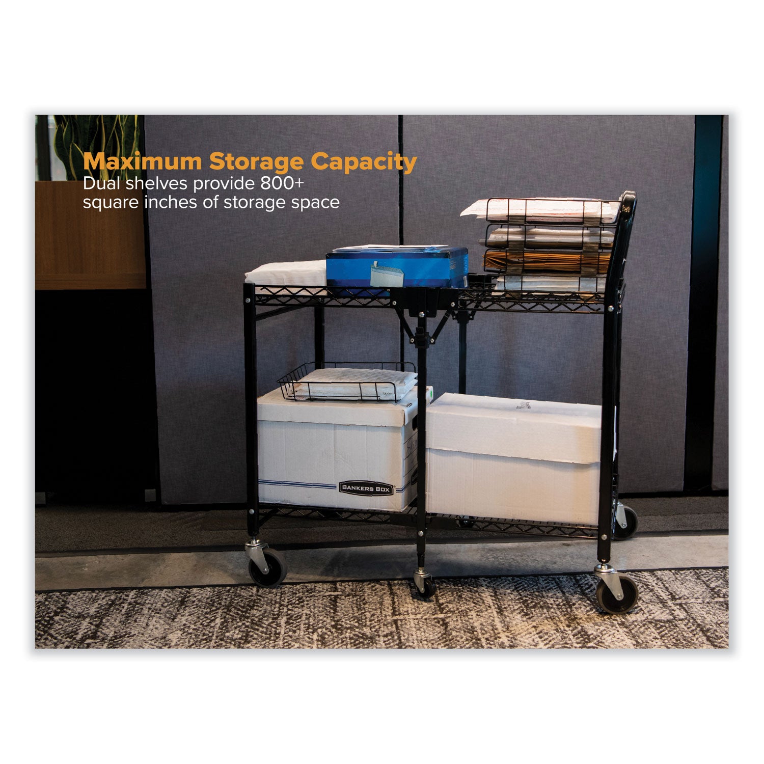 stowaway-folding-carts-metal-2-shelves-250-lb-capacity-35-x-3725-x-22-black_bosbsaclgblk - 3