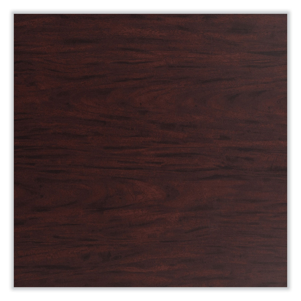 Cafe Table, 36" Diameter x 36h, Round Top/Base, Mahogany Top, Black Base, Ships in 7-10 Business Days
