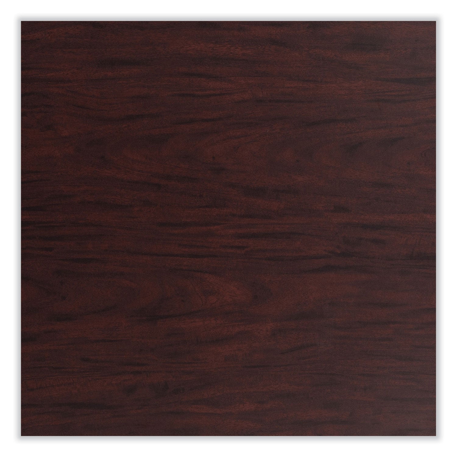 Cafe Table, 36" Diameter x 36h, Round Top/Base, Mahogany Top, Black Base, Ships in 7-10 Business Days
