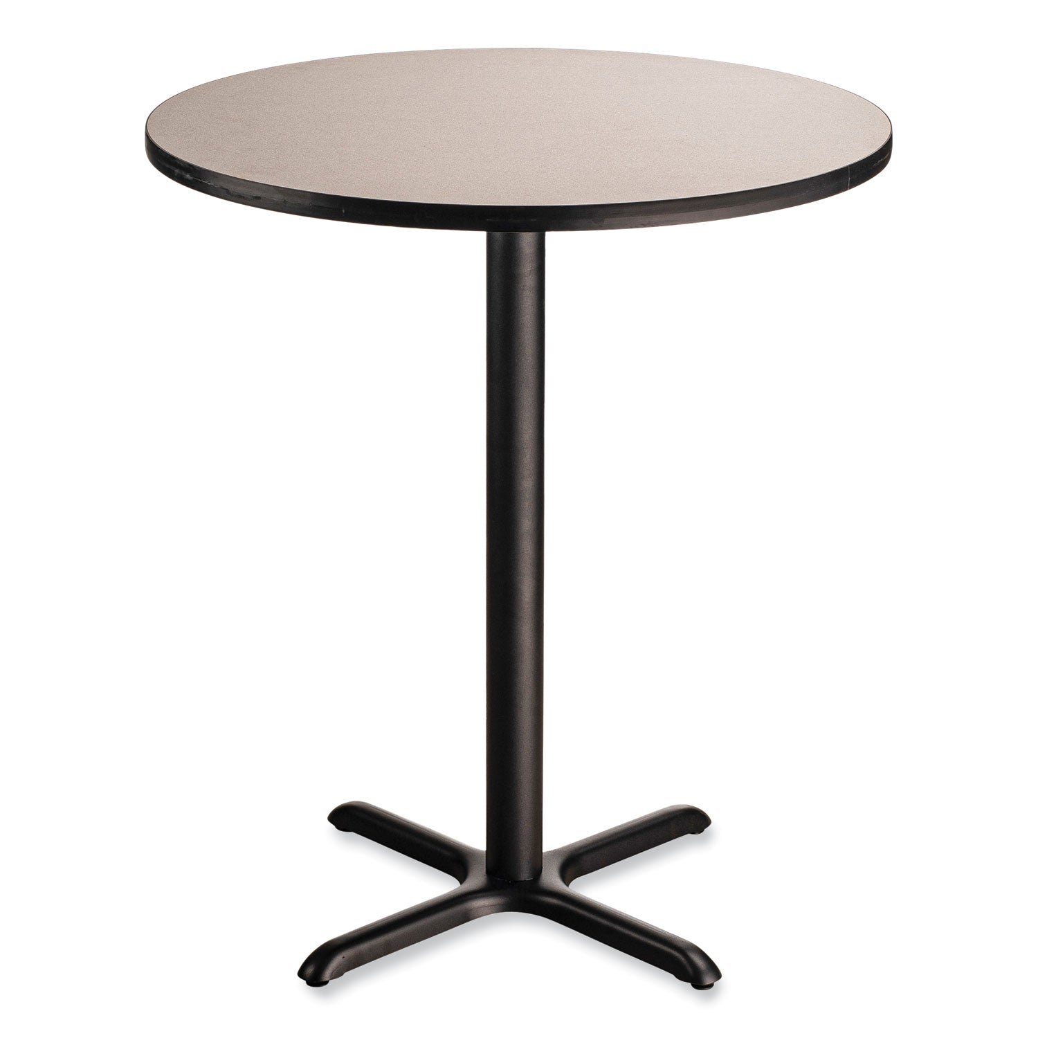cafe-table-36-diameter-x-42h-round-top-x-base-gray-nebula-top-black-base-ships-in-7-10-business-days_npsct13636xb1gy - 1