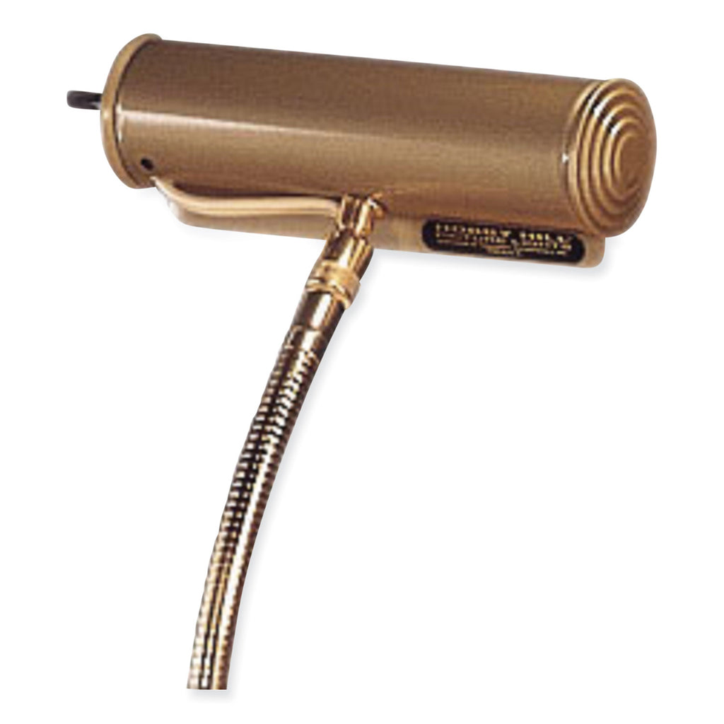Brass Reading Light, Gooseneck, 10" High, Gold, Ships in 1-3 Business Days
