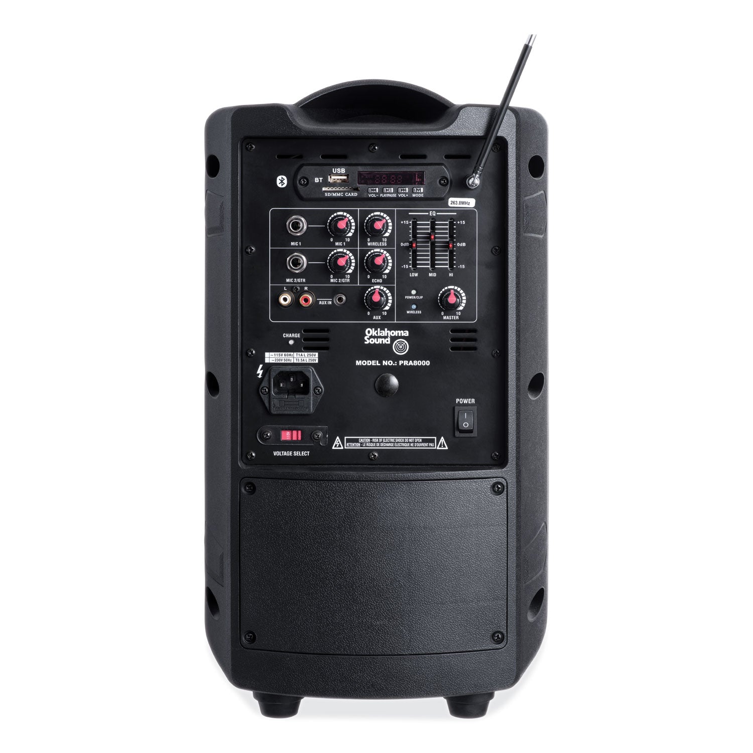 wireless-pa-system-with-wireless-tie-clip-microphone-40-w-black-ships-in-1-3-business-days_npspra8000pra86 - 2