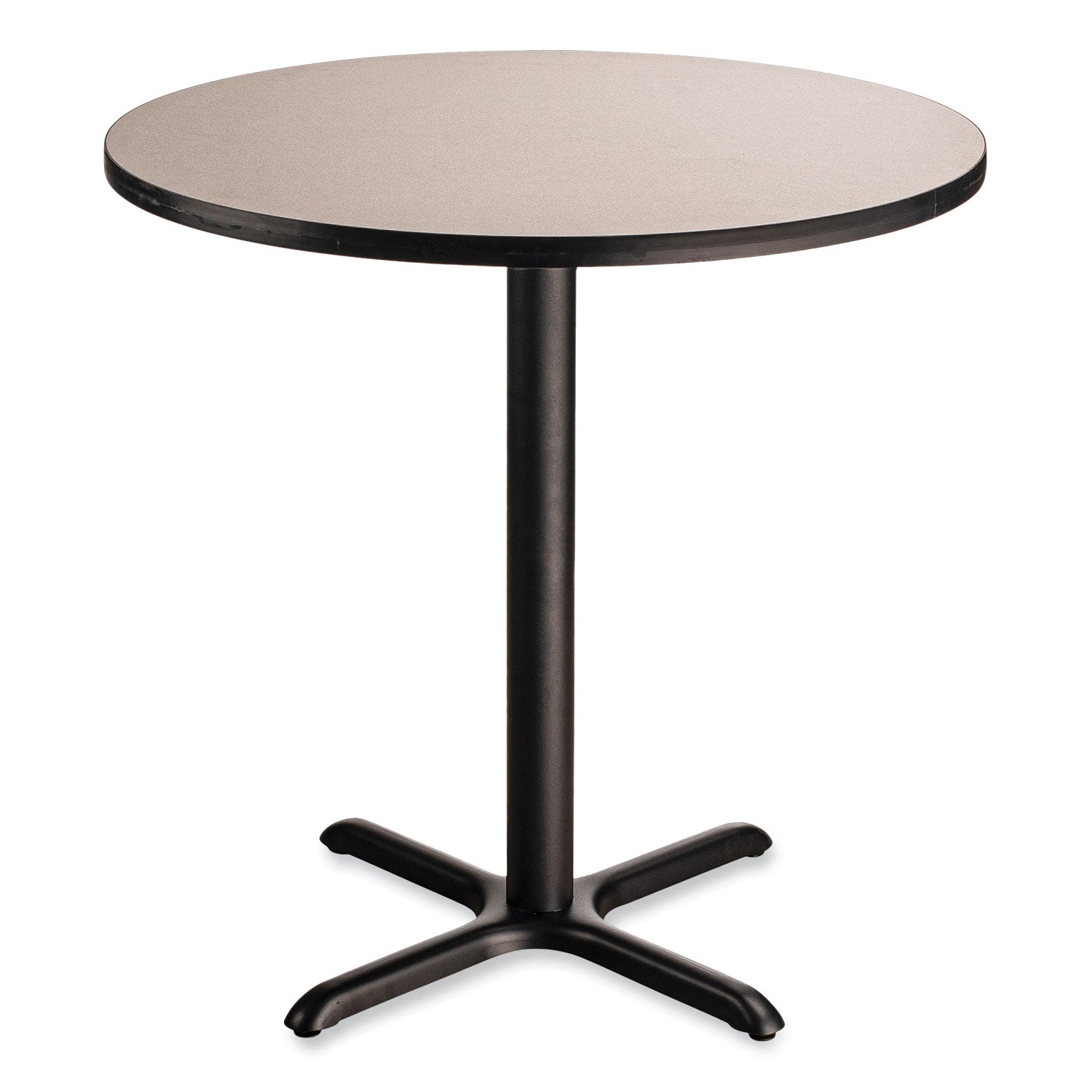 cafe-table-36-diameter-x-36h-round-top-x-base-gray-nebula-top-black-base-ships-in-7-10-business-days_npsct13636xc1gy - 1
