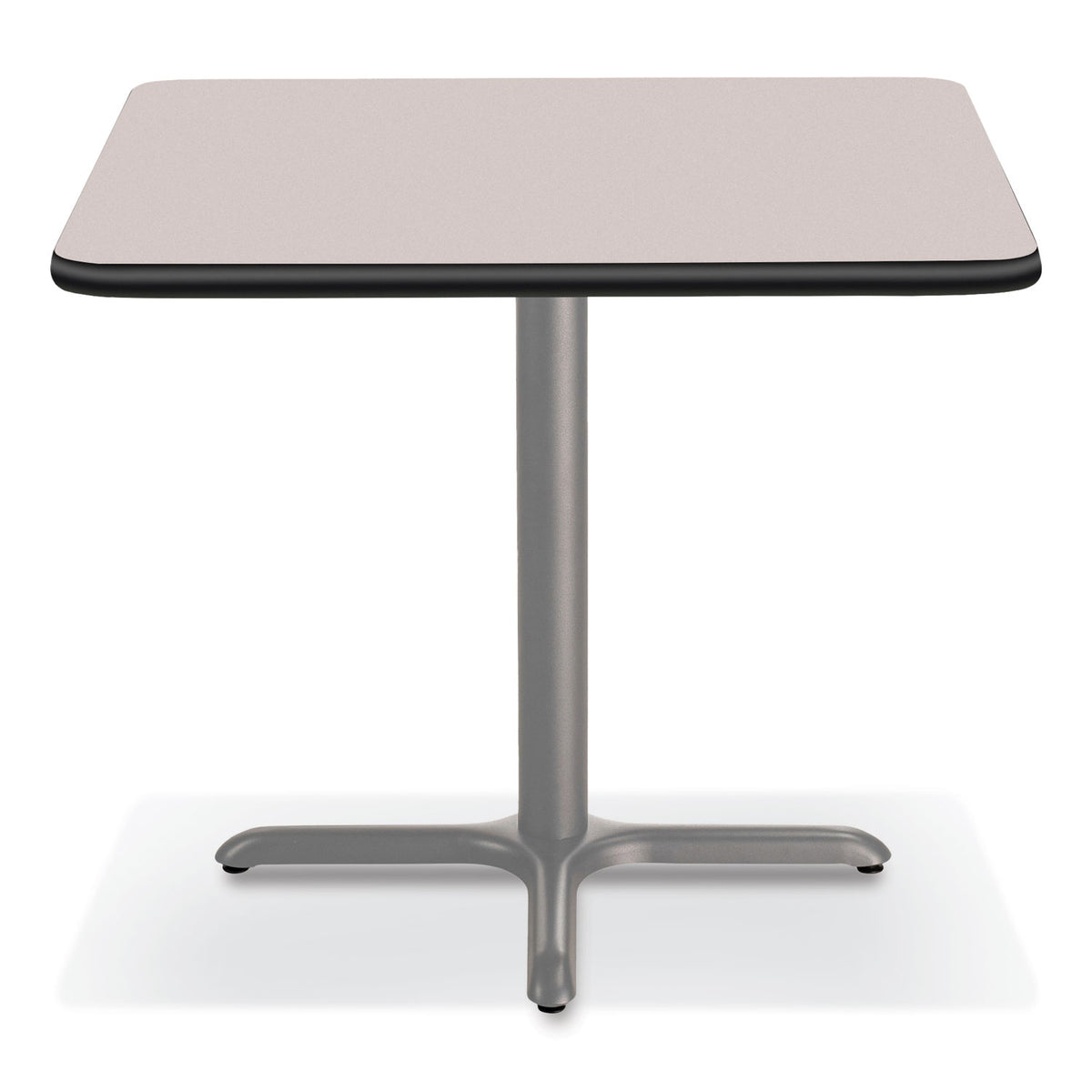 Cafe Table, 36w x 36d x 30h, Square Top/X-Base, Gray Nebula Top, Gray Base, Ships in 7-10 Business Days