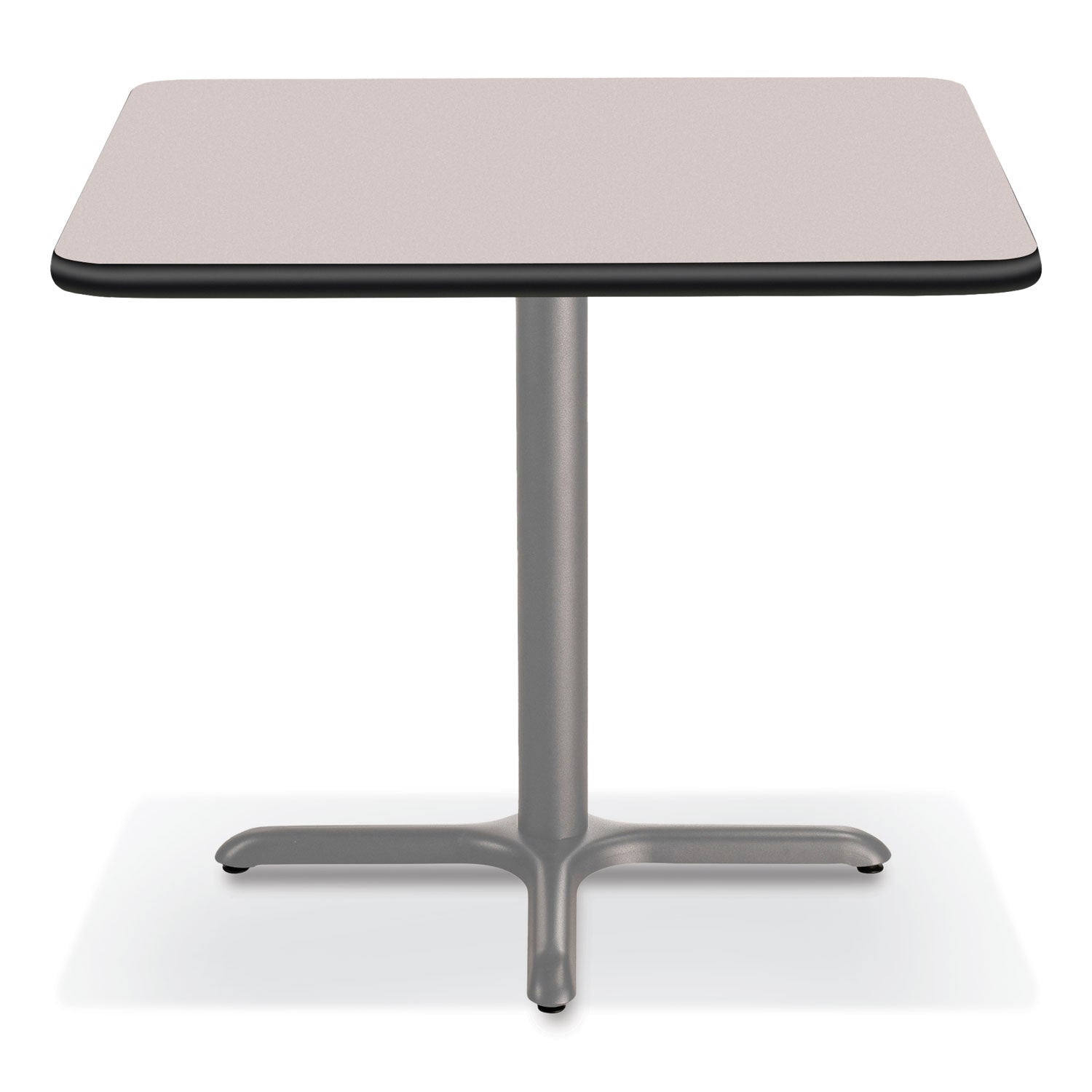 Cafe Table, 36w x 36d x 30h, Square Top/X-Base, Gray Nebula Top, Gray Base, Ships in 7-10 Business Days