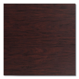 Cafe Table, 36" Diameter x 30h, Round Top/X-Base, Mahogany Top, Gray Base, Ships in 7-10 Business Days